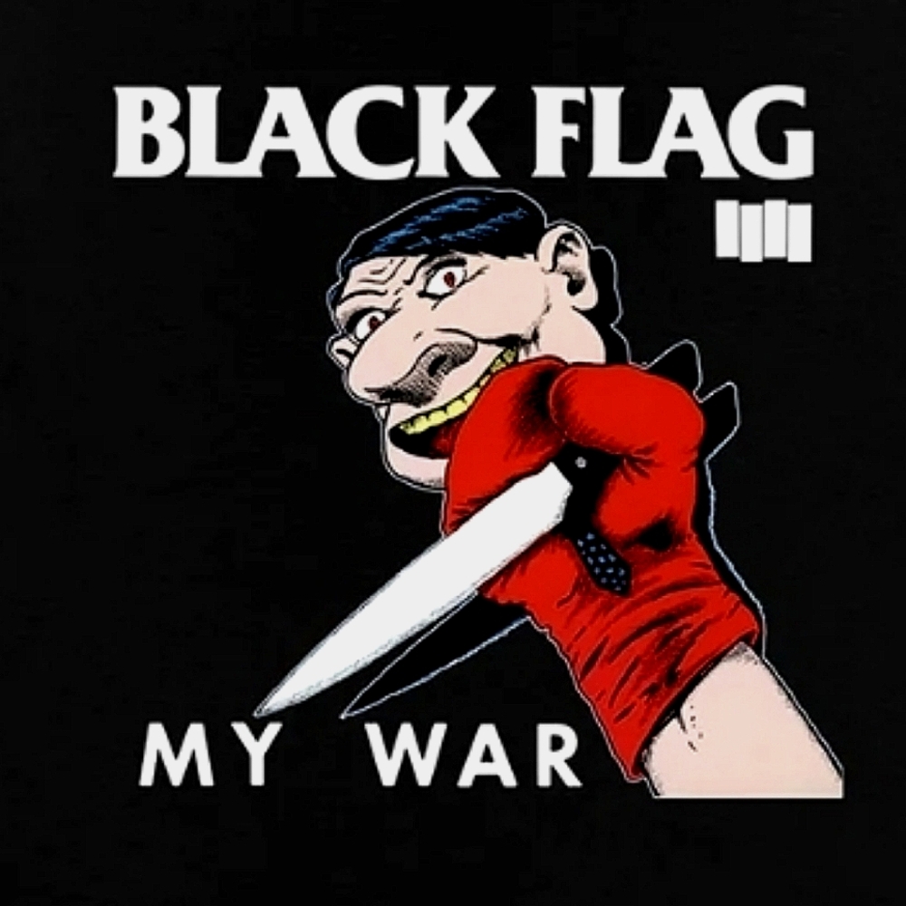 Black Flag My War Album Cover Punk Shirt - Picture 3 of 3